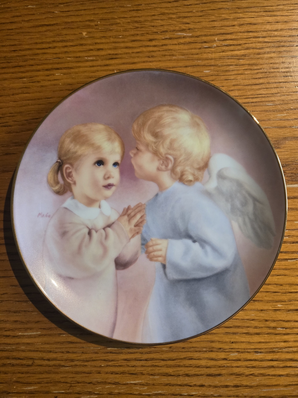 MaGo Angel's Kiss Heavenly Angels Collection plate